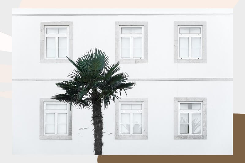 Infissi in PVC, facciata